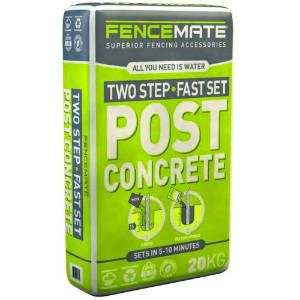 bag of fencemate post concrete